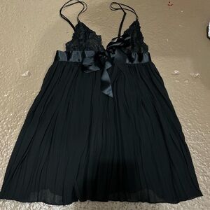 NWOT VS Lacy Black Lingerie Dress